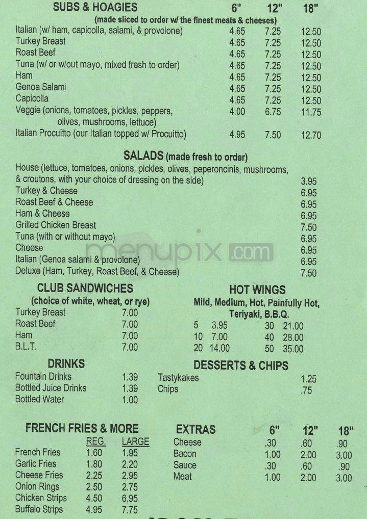 Big Mike's Philly Steaks & Sub - El Segundo, CA menu_pic