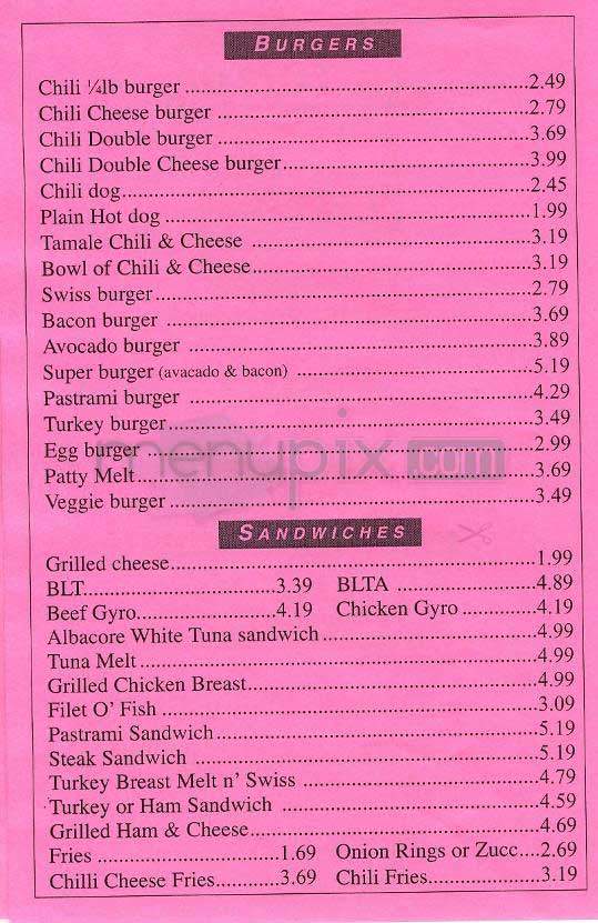 Big Tomy's - Los Angeles, CA menu_pic