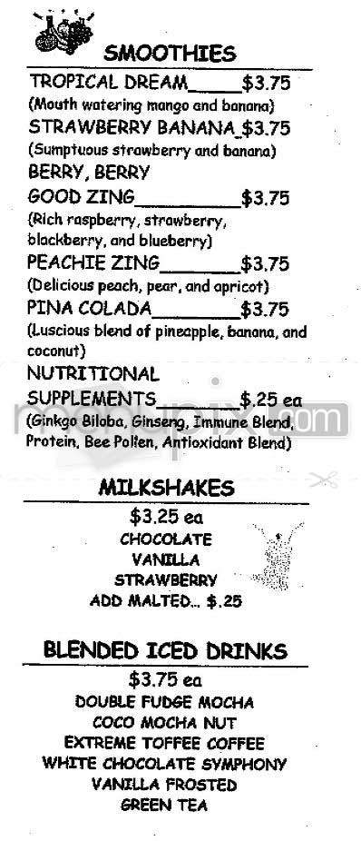 Billy's Grill - Sherman Oaks, CA menu_pic