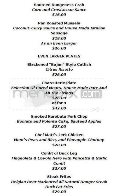Bin 8945 Wine Bar and Bistro - West Hollywood, CA menu_pic