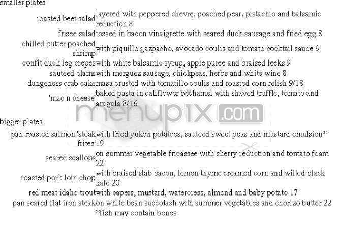 Bistro Verdu - Glendale, CA menu_pic