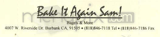 Bake It Again Sam! - Burbank, CA menu_pic