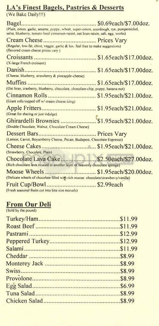 Bake It Again Sam! - Burbank, CA menu_pic
