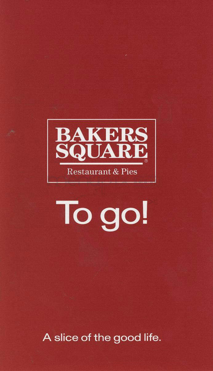 Bakers Square Restaurant & Bakery - Pasadena, CA menu_pic