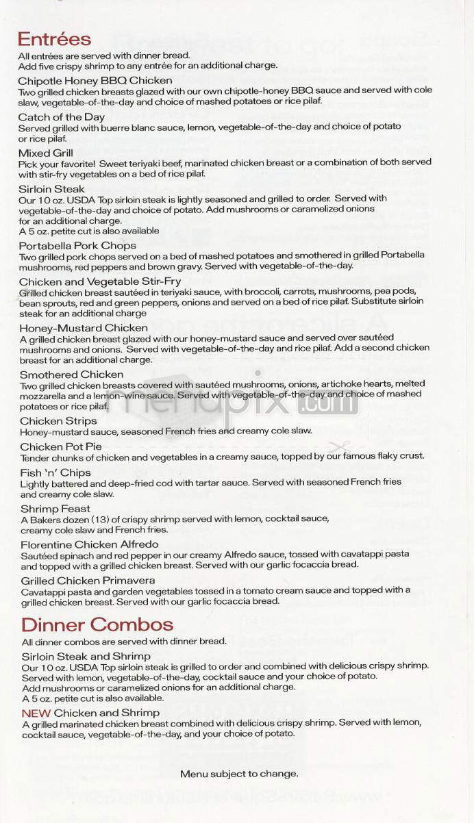Bakers Square Restaurant & Bakery - Pasadena, CA menu_pic