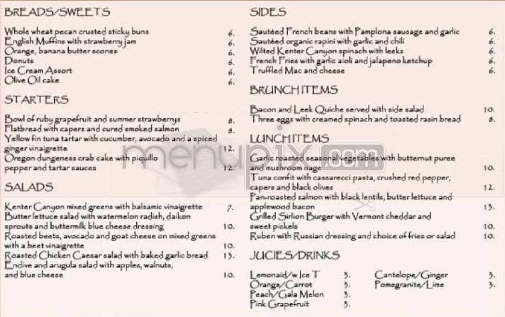 Blair's - Los Angeles, CA menu_pic