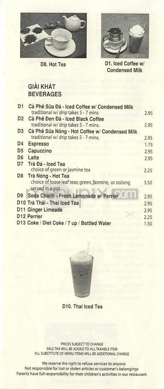 Blossom - Los Angeles, CA menu_pic