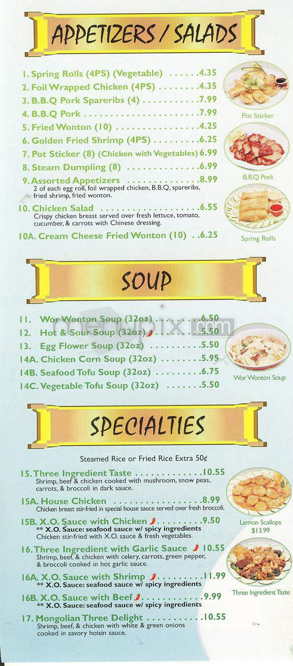 Bobo Chinese Deli - Manhattan Beach, CA menu_pic