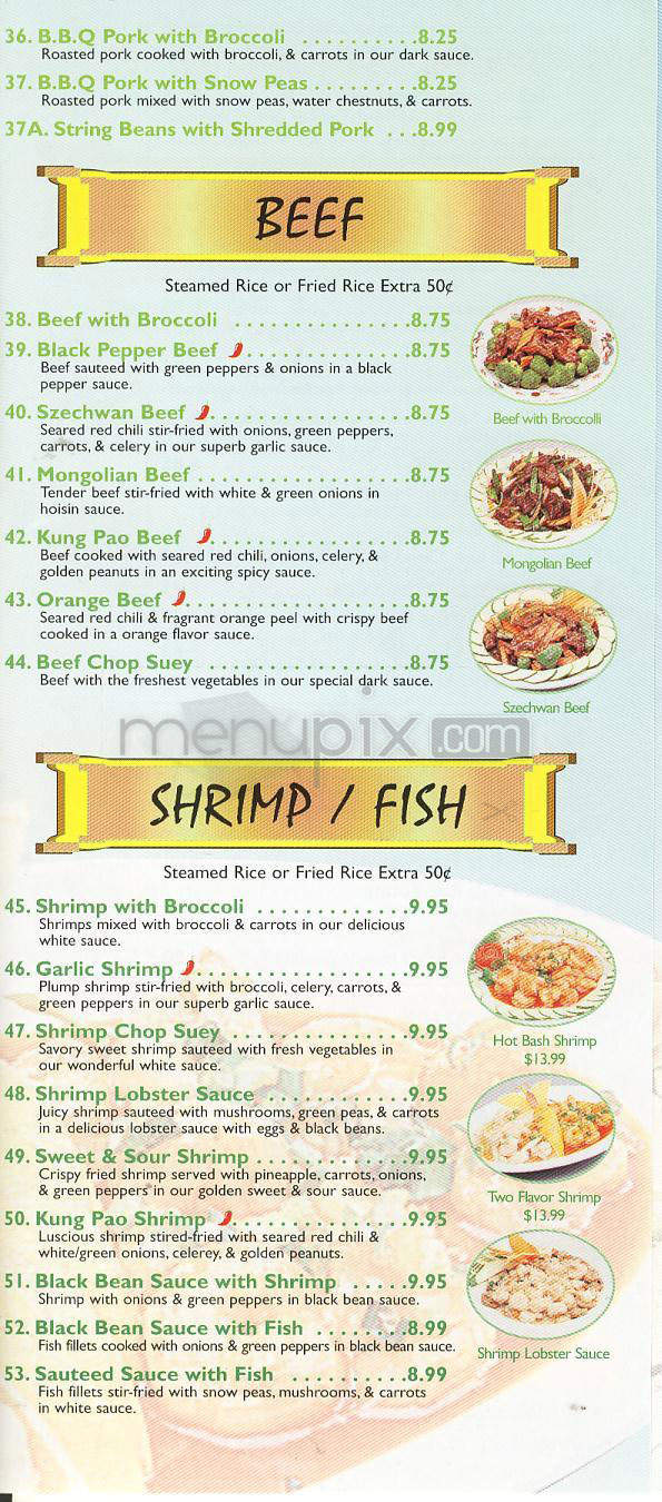 Bobo Chinese Deli - Manhattan Beach, CA menu_pic