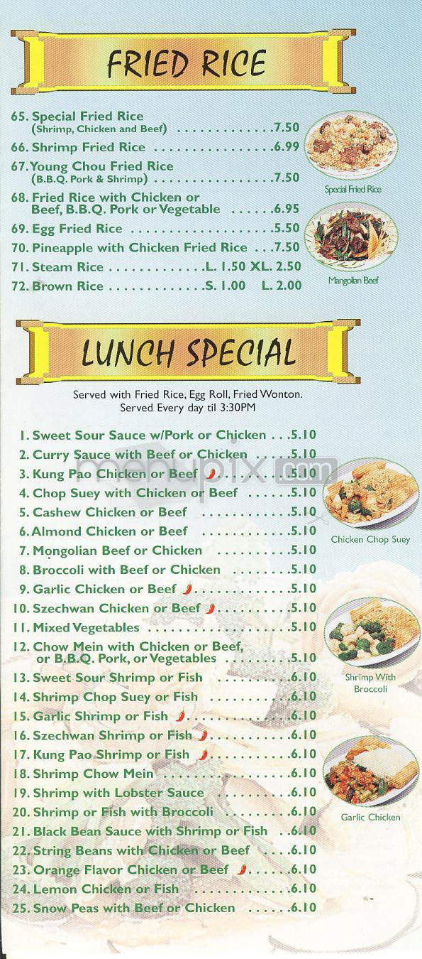 Bobo Chinese Deli - Manhattan Beach, CA menu_pic