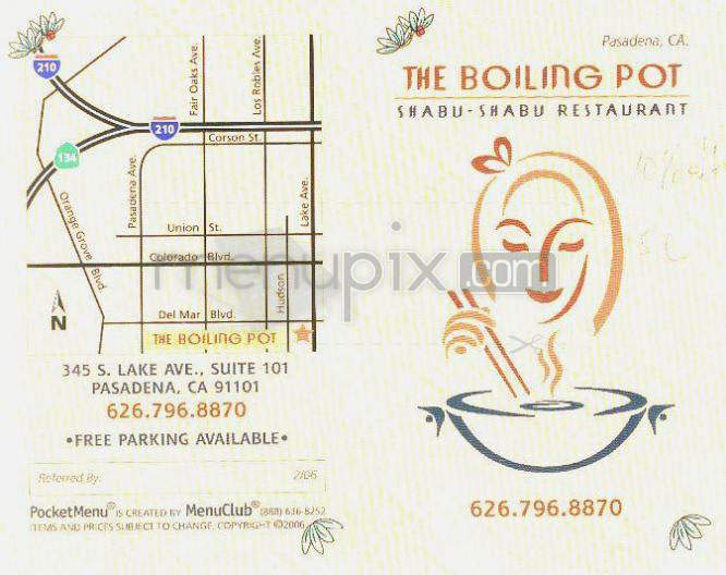 The Boiling Pot - Pasadena, CA menu_pic