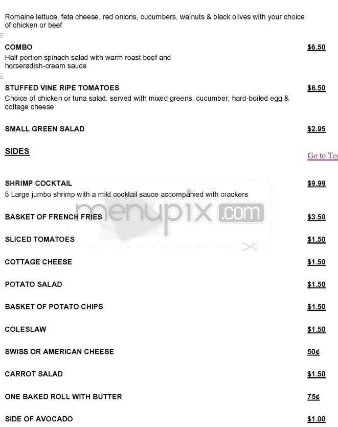 Brass Monkey - Los Angeles, CA menu_pic