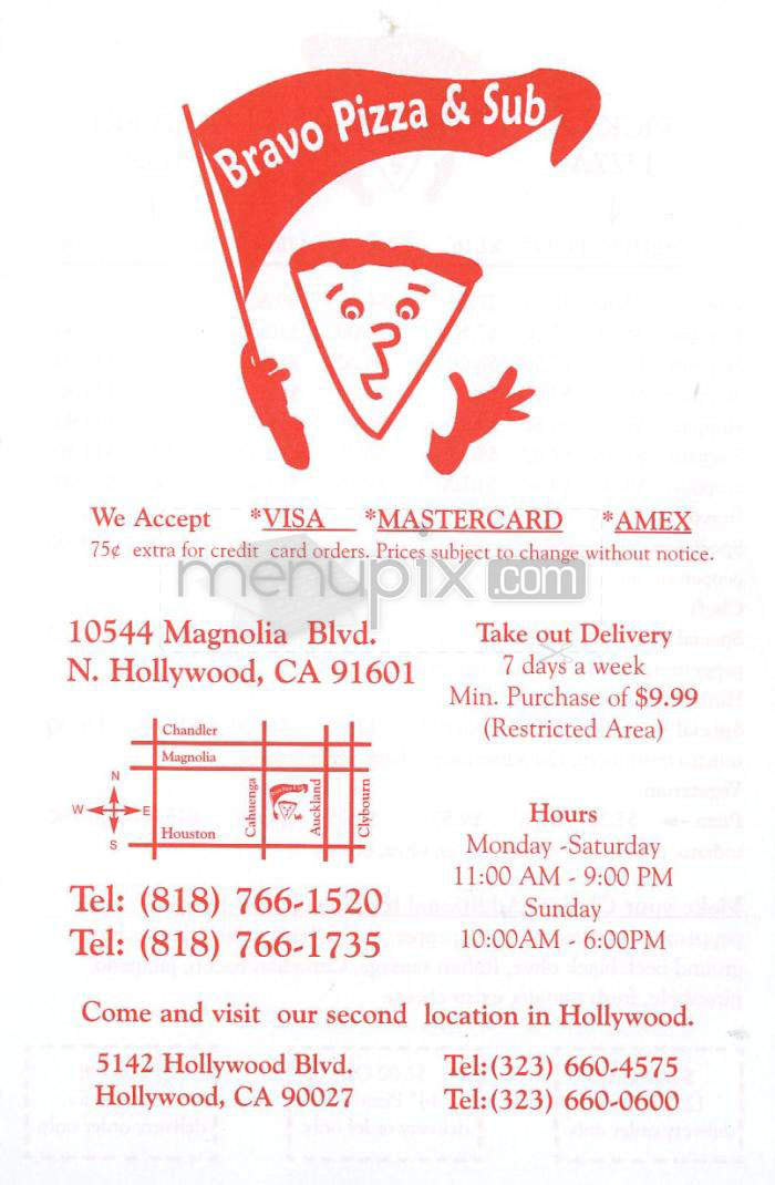 /202556/Bravo-Pizza-and-Sub-North-Hollywood-CA - North Hollywood, CA