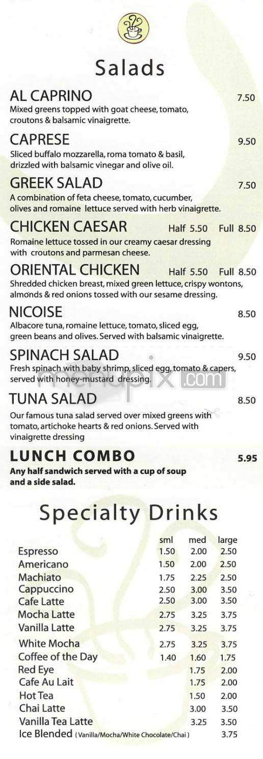 Brew n Beans - Los Angeles, CA menu_pic