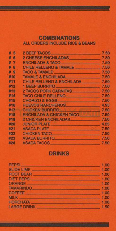 Bronco Burrito - Tarzana, CA menu_pic