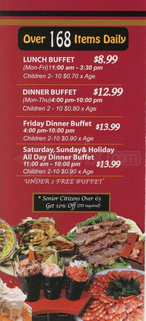 Buffet City - Port Charlotte, FL menu_pic