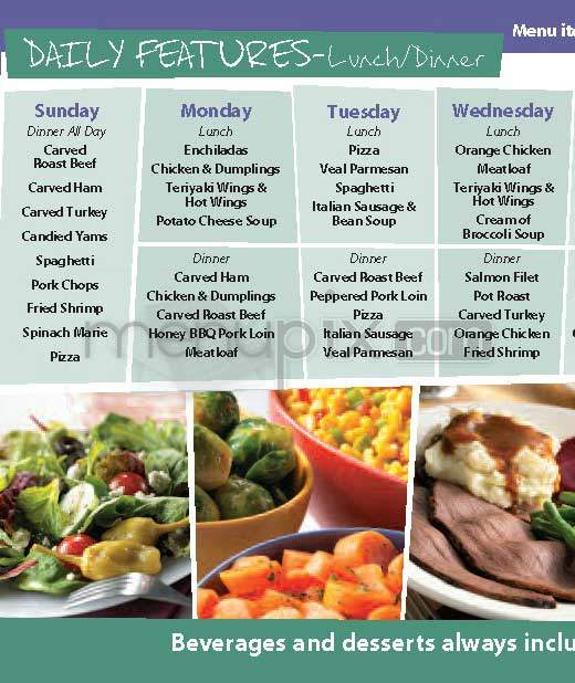 Home Town Buffet - Burbank, CA menu_pic