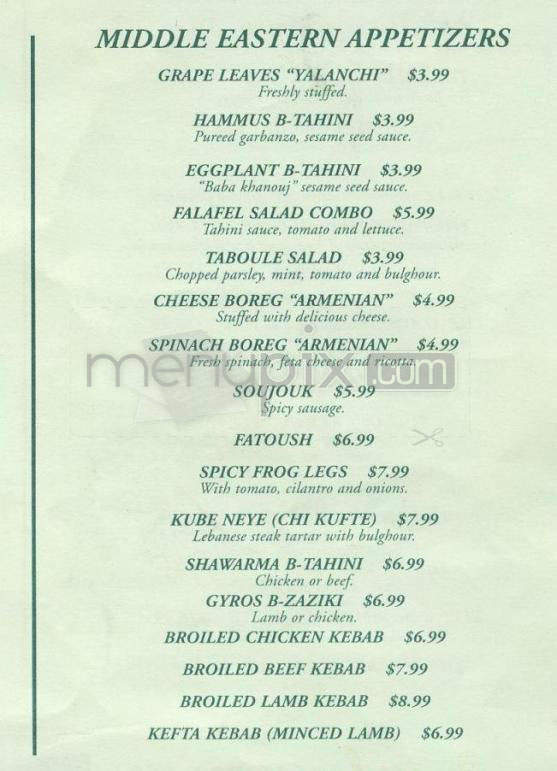 Burger Continental - Pasadena, CA menu_pic