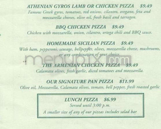Burger Continental - Pasadena, CA menu_pic
