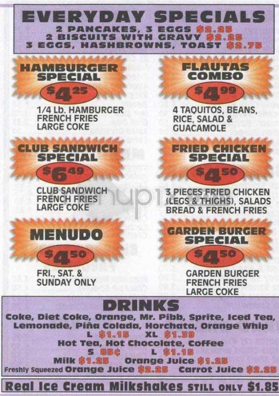 Burger Factory - Moncks Corner, SC menu_pic