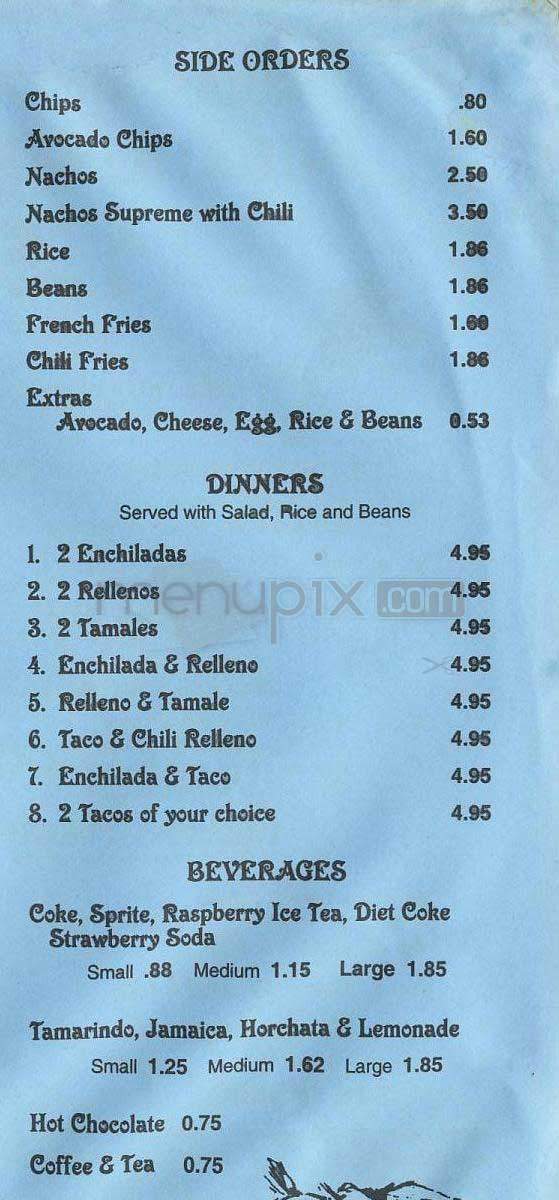 Burrito King - Los Angeles, CA menu_pic