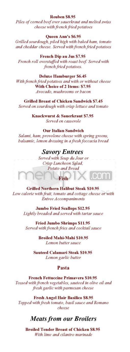 Buggy Whip Restaurant - Los Angeles, CA menu_pic