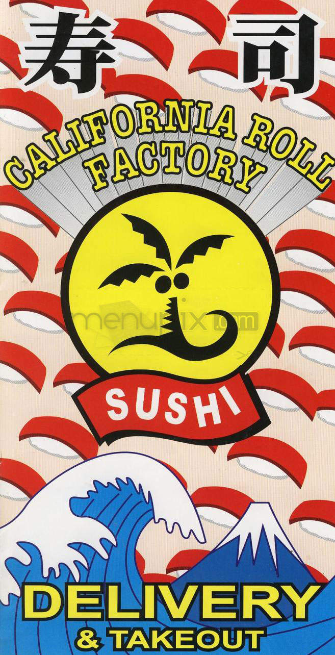 California Roll Factory - Los Angeles, CA menu_pic