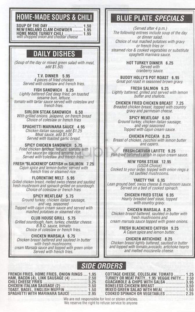 Cafe 50's - Venice, CA menu_pic