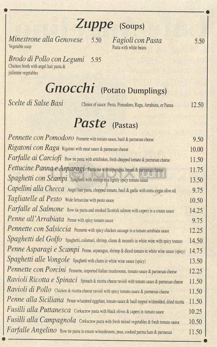 Cafe Angelino - Los Angeles, CA menu_pic
