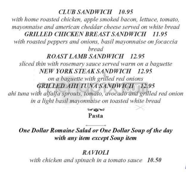Bizou Garden - Santa Monica, CA menu_pic