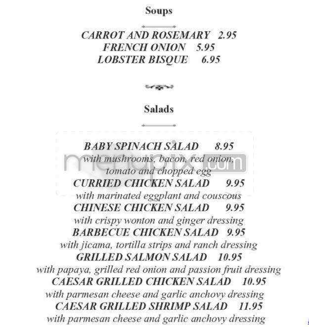 Bizou Garden - Santa Monica, CA menu_pic