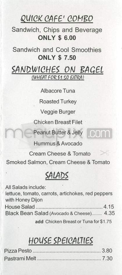 Cafe Culture - Pasadena, CA menu_pic