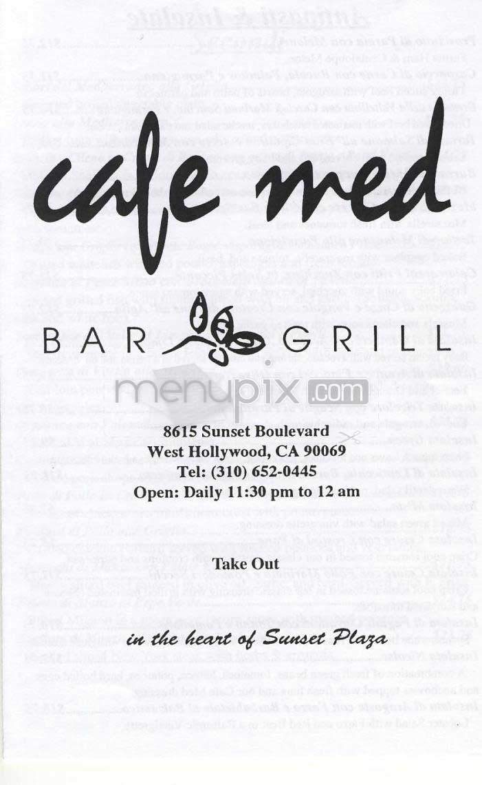 /201529/Cafe-Med-West-Hollywood-CA - West Hollywood, CA