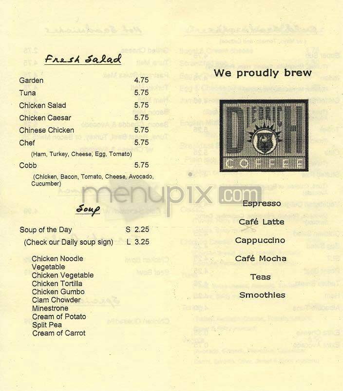 Cafe Mermaid - Los Angeles, CA menu_pic