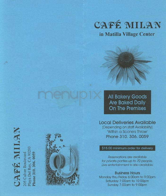/200550/Cafe-Milan-Playa-Del-Rey-CA - Playa Del Rey, CA