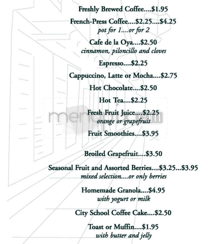 Cafe Verde - Pasadena, CA menu_pic
