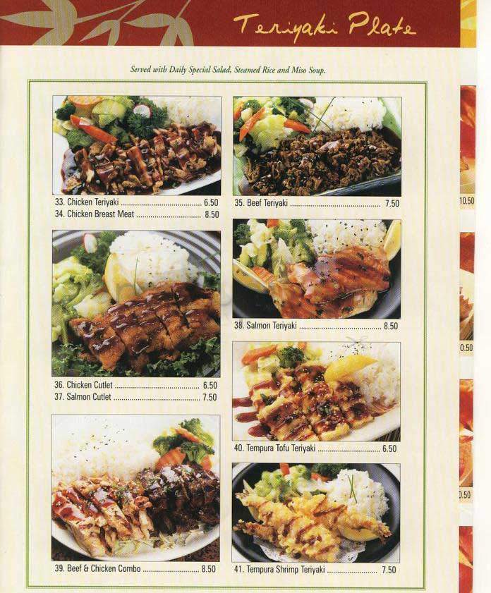 California Sushi & Teriyaki - Los Angeles, CA menu_pic