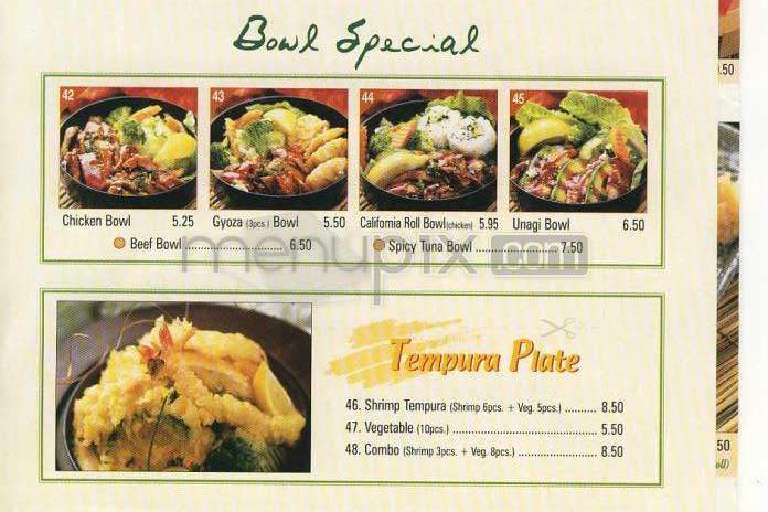 California Sushi & Teriyaki - Los Angeles, CA menu_pic