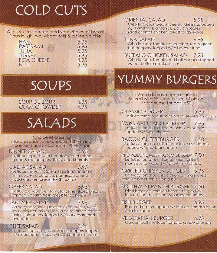 California Wings Cafe - Los Angeles, CA menu_pic