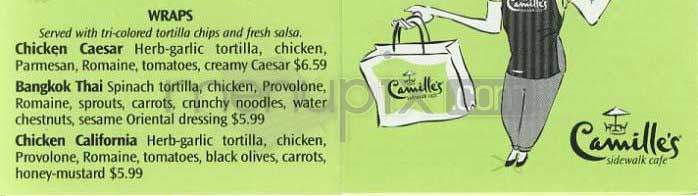 Camille's - Los Angeles, CA menu_pic