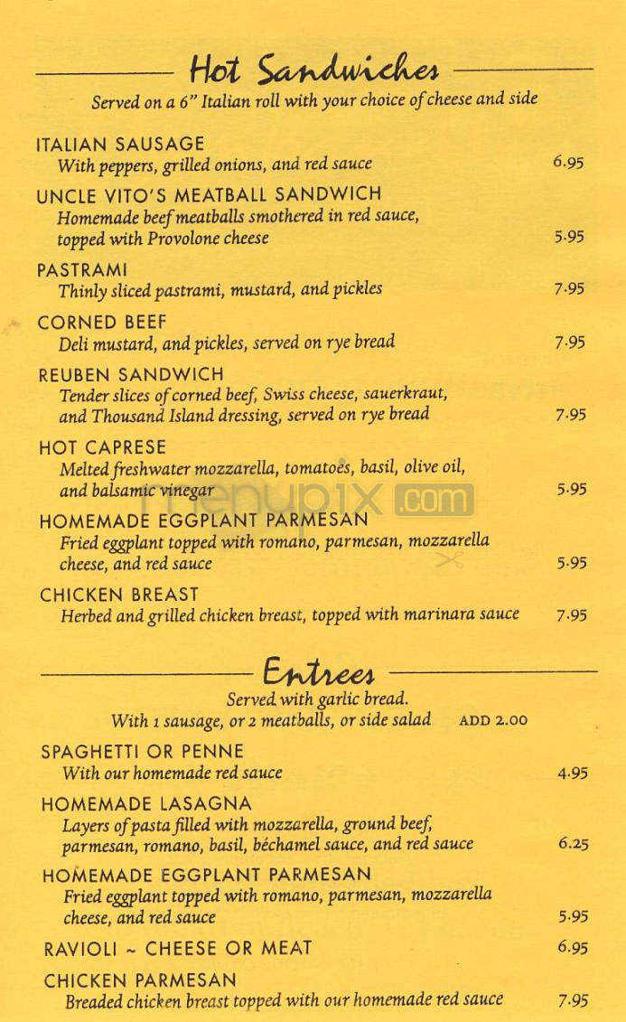 Campanelli's Deli - Manhattan Beach, CA menu_pic