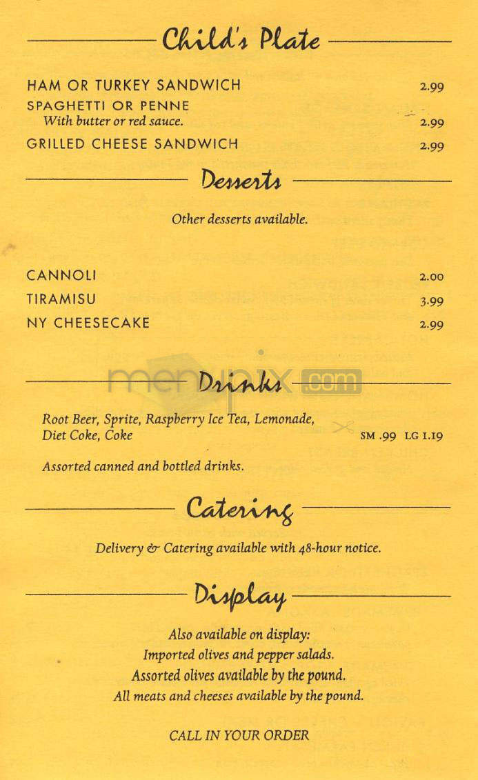 Campanelli's Deli - Manhattan Beach, CA menu_pic