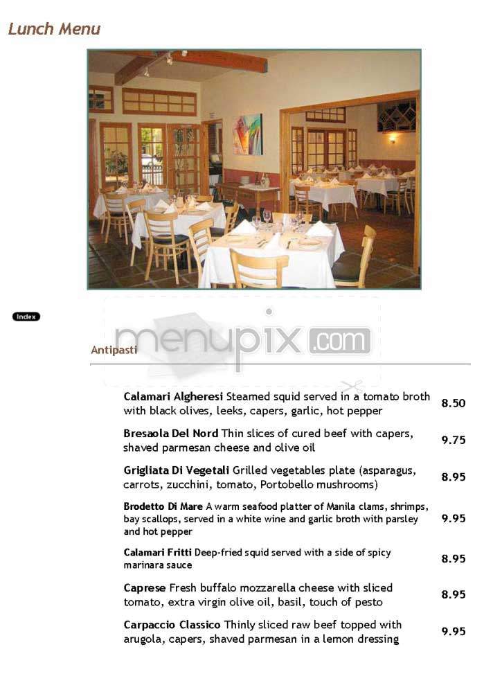 Campagnola - Los Angeles, CA menu_pic