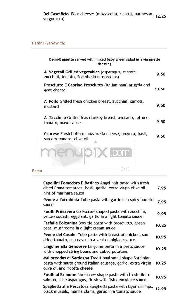Campagnola - Los Angeles, CA menu_pic