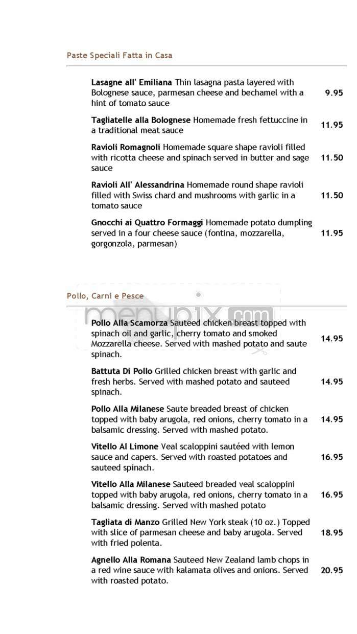 Campagnola - Los Angeles, CA menu_pic