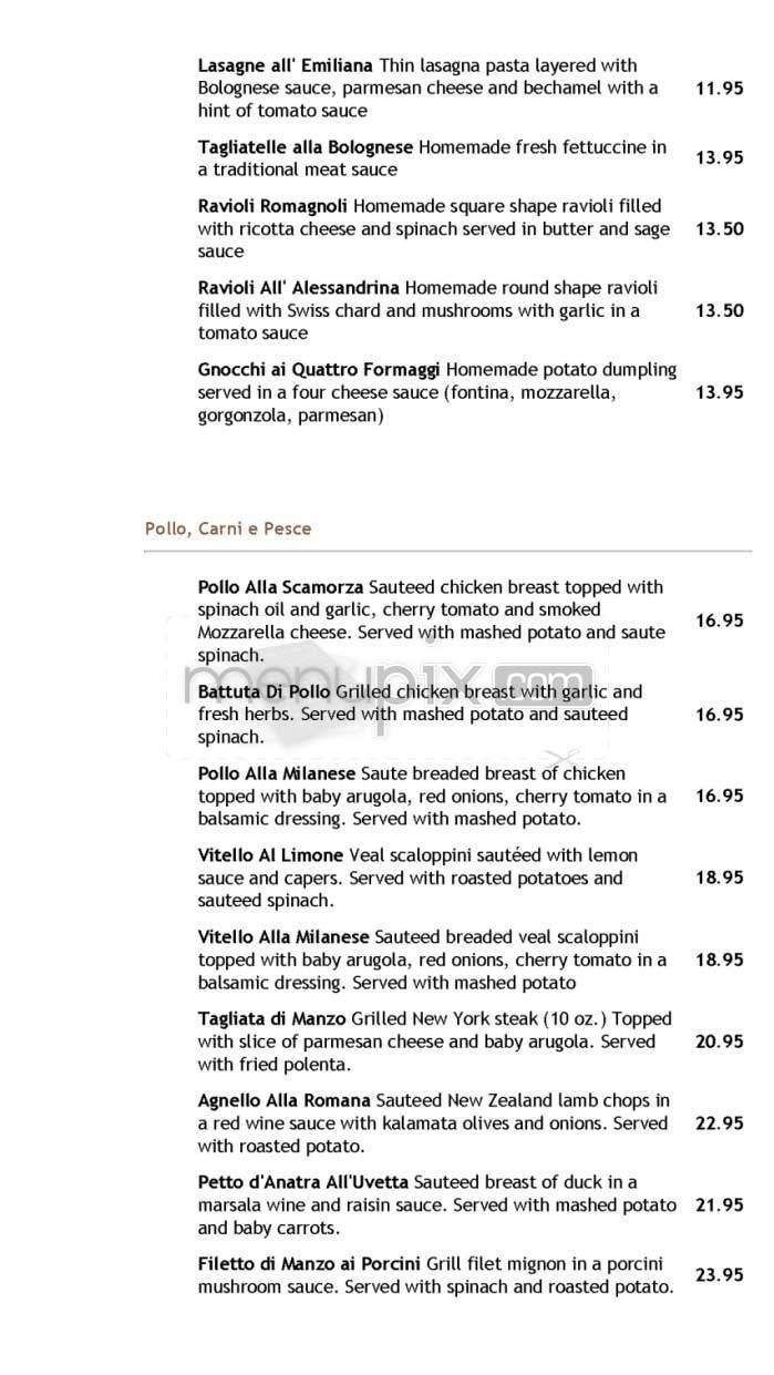 Campagnola - Los Angeles, CA menu_pic