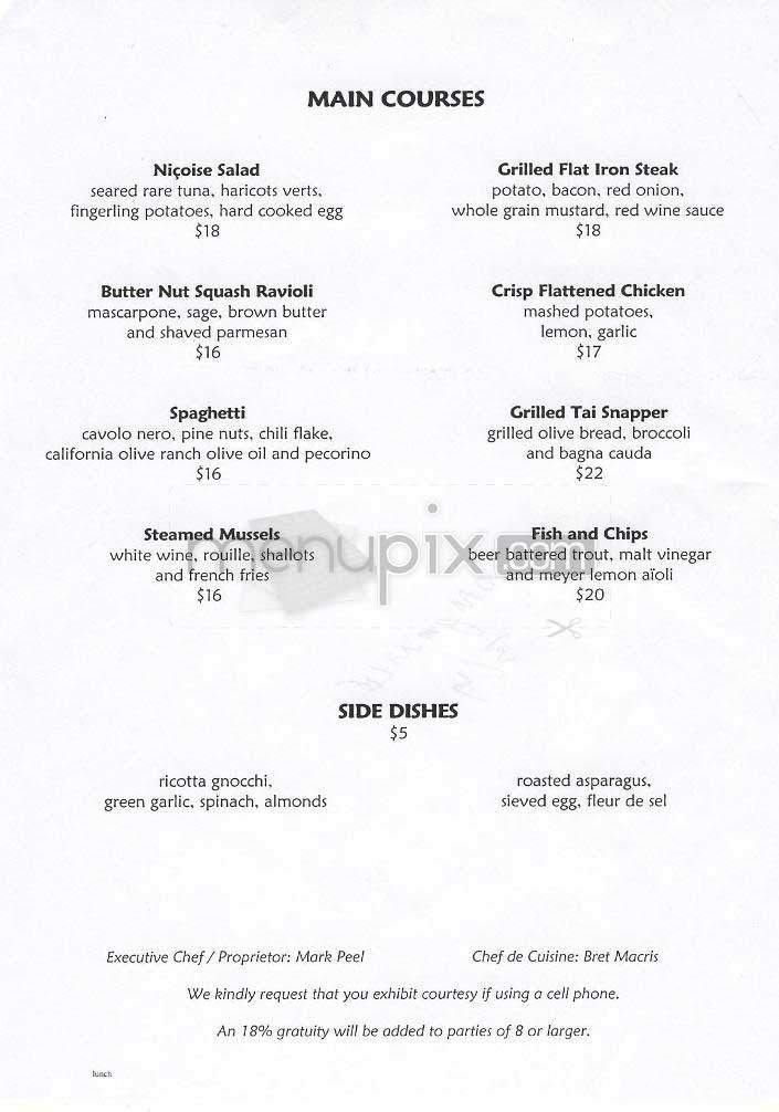 Campanile - Los Angeles, CA menu_pic