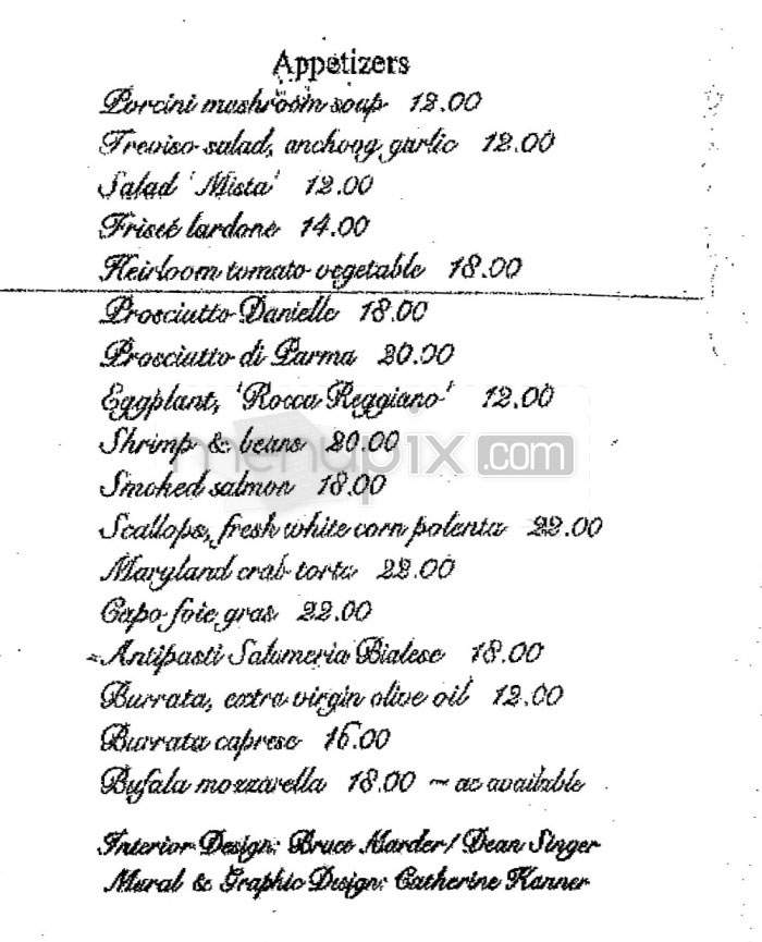 Capo - Santa Monica, CA menu_pic