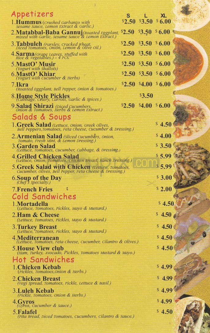 Caravan - Glendale, CA menu_pic