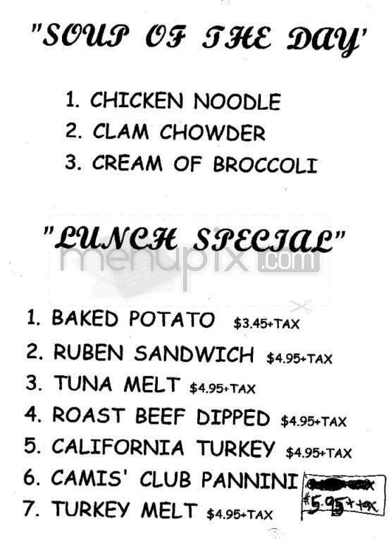 Camy's - Los Angeles, CA menu_pic